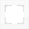 Werkel  Favorit  Белый Рамка 1-местная стекло WL01-Frame-01 a030819